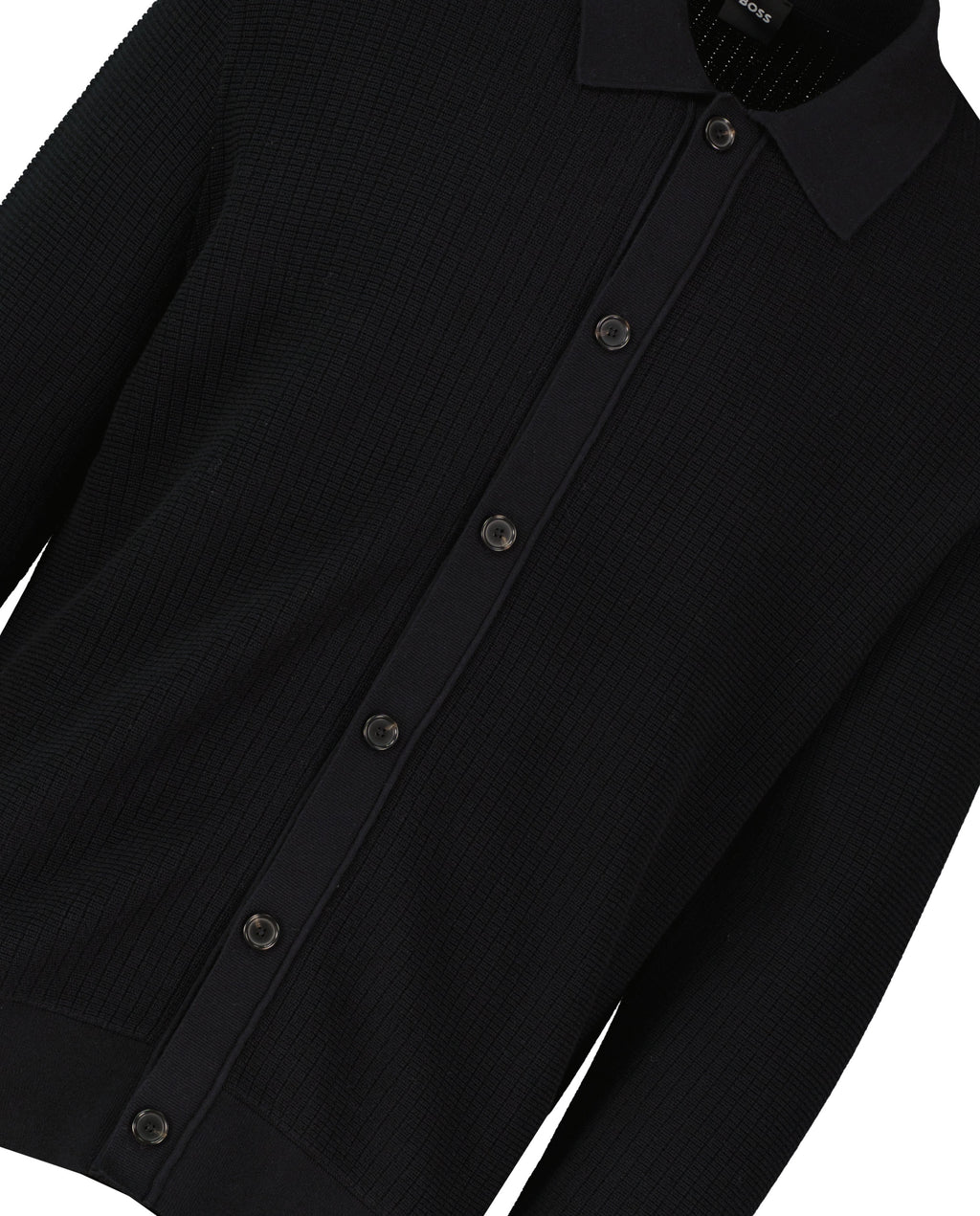 BOSS Black C-Laconico Cardigan Black Knitwear — view 3