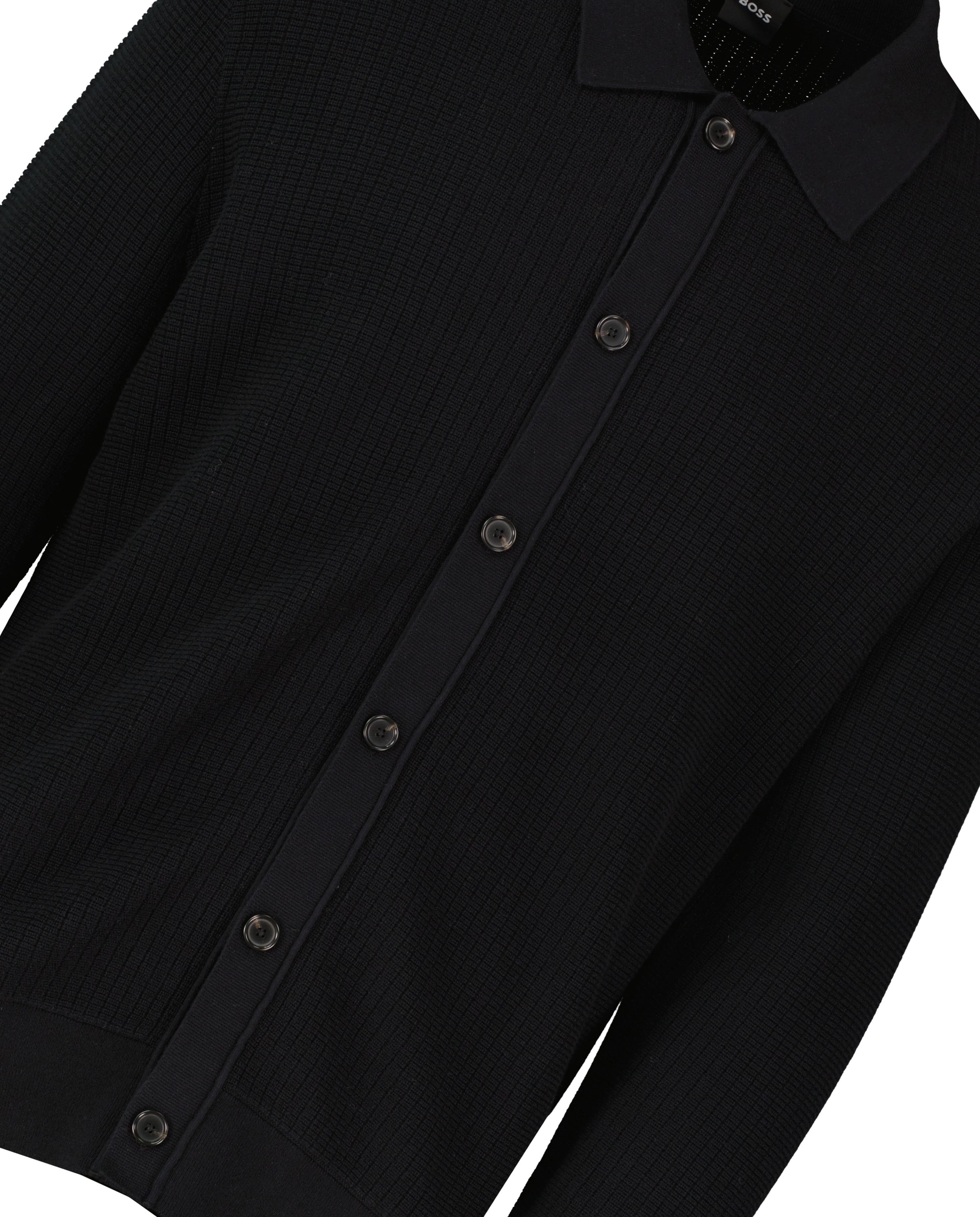 BOSS Black C-Laconico Cardigan Black Knitwear — view 3