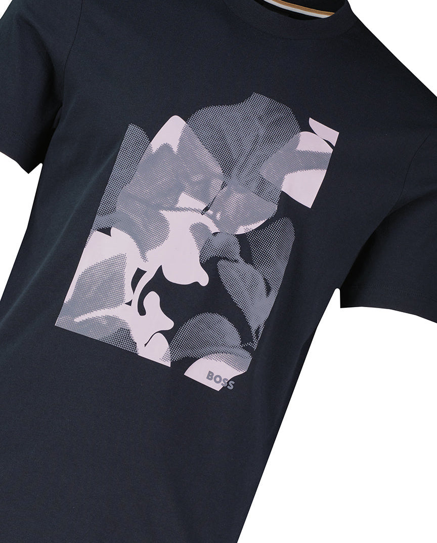 BOSS Black C-Thompson 239 Dark Blue T Shirt