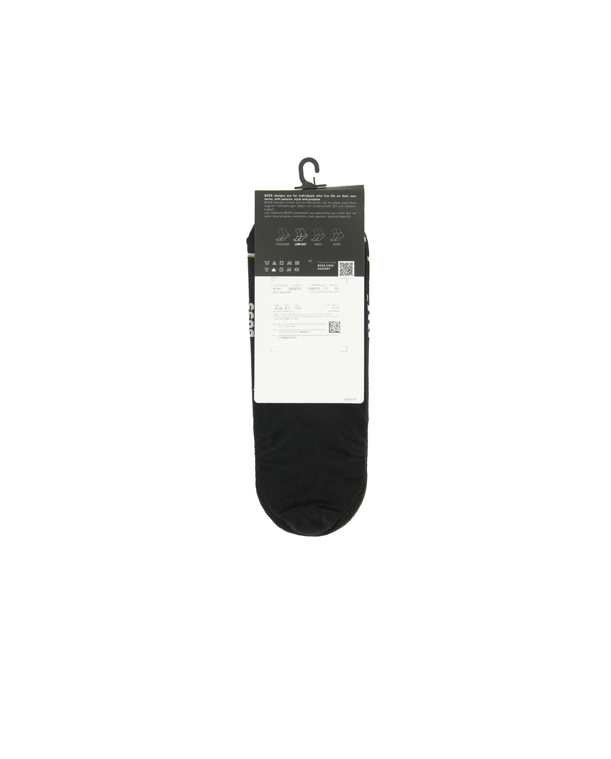 BOSS Bodywear & Swimwear 2P LC Iconic CC Black Socks — view 4
