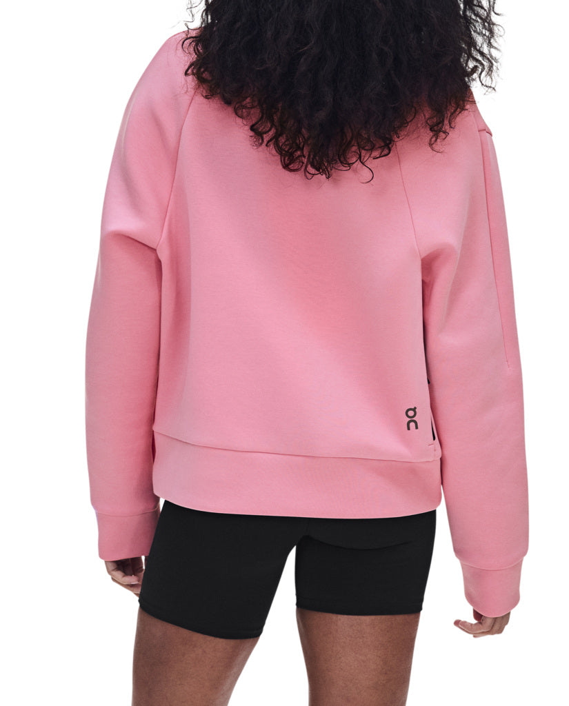 Women's On Running Focus Tech Crew 1 Magnolia — view 3