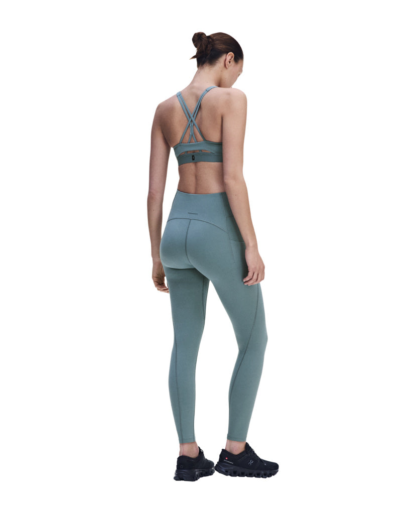 Women's On Running Studio Tights 2 Agave — view 3