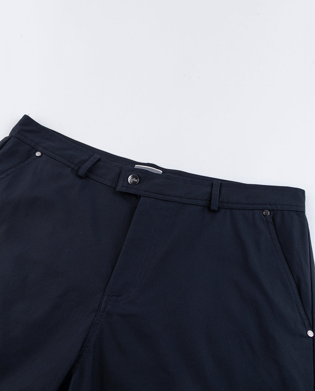 Men's Catini Alcorto Chino Shorts in Navy Blue — image 3
