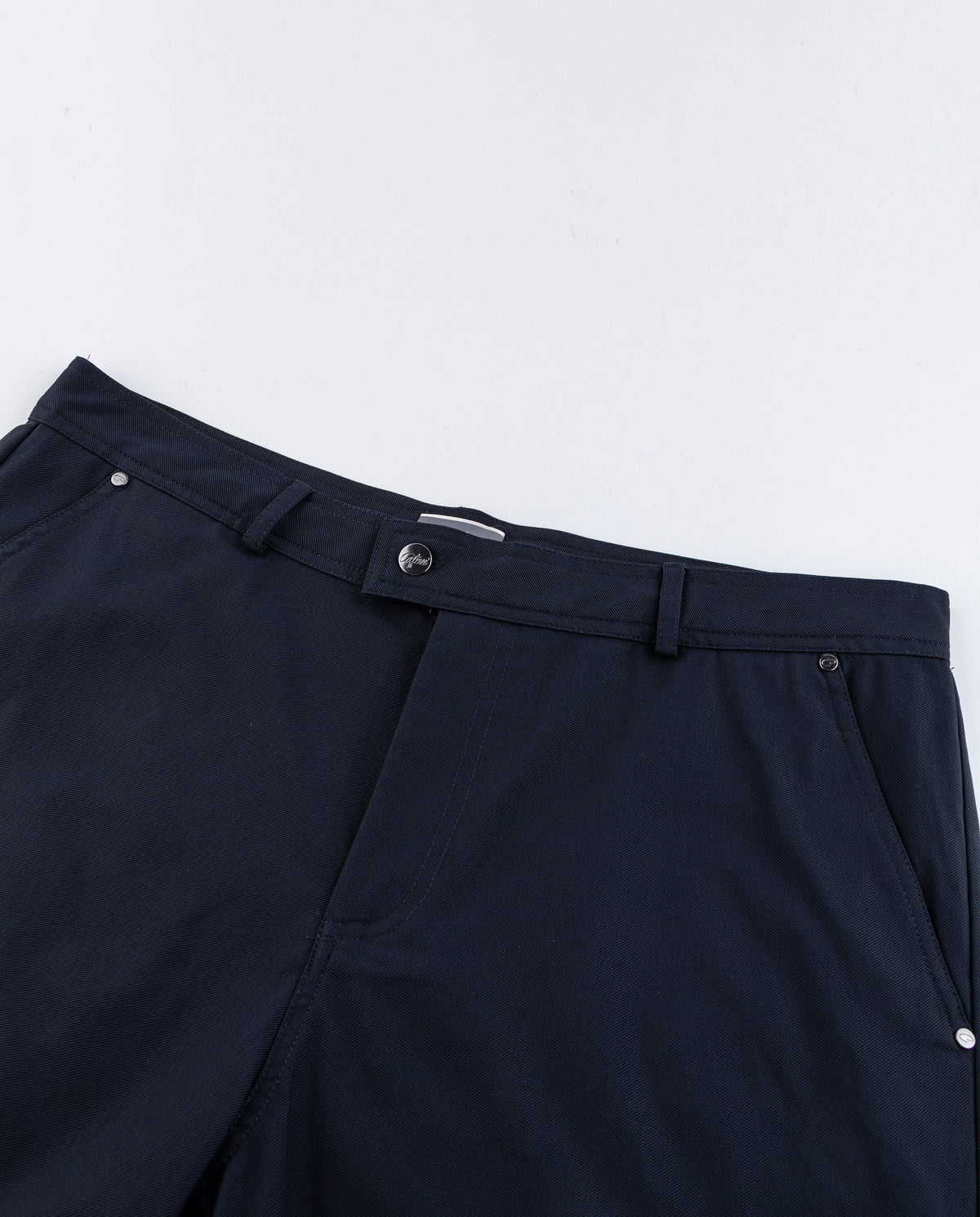 Men's Catini Alcorto Chino Shorts in Navy Blue — image 3