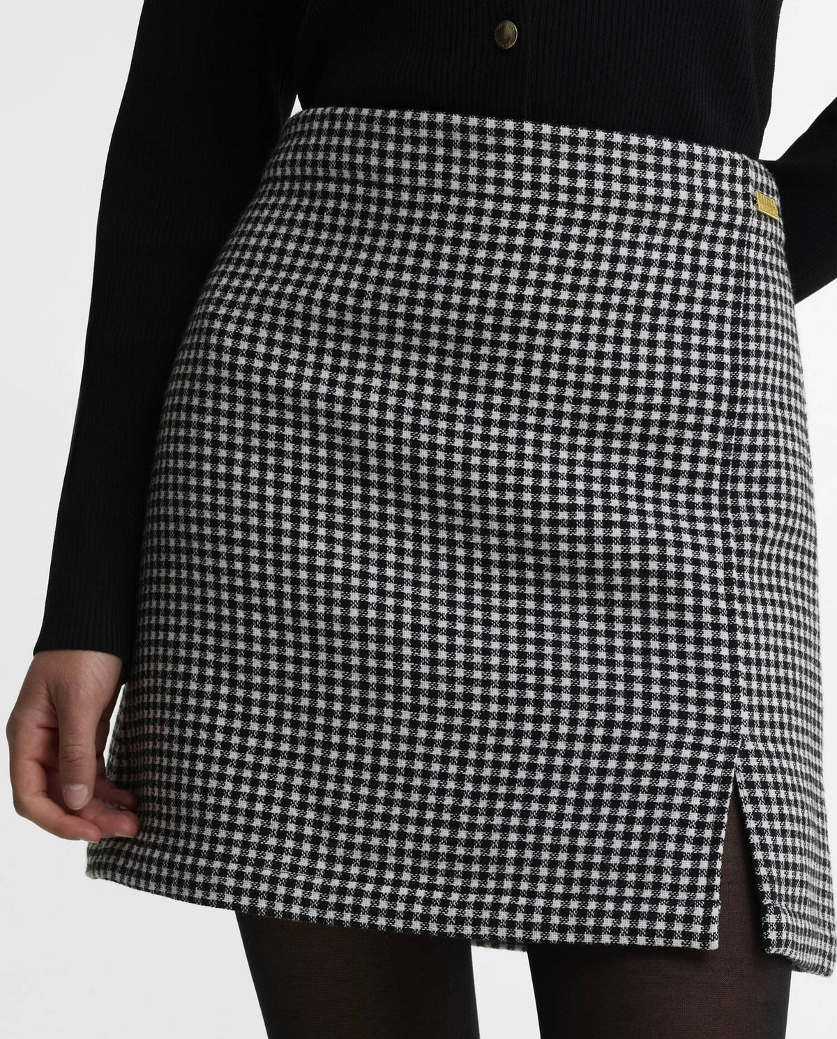 Women's Barbour International Halina Mini Skirt In Multi — view 4