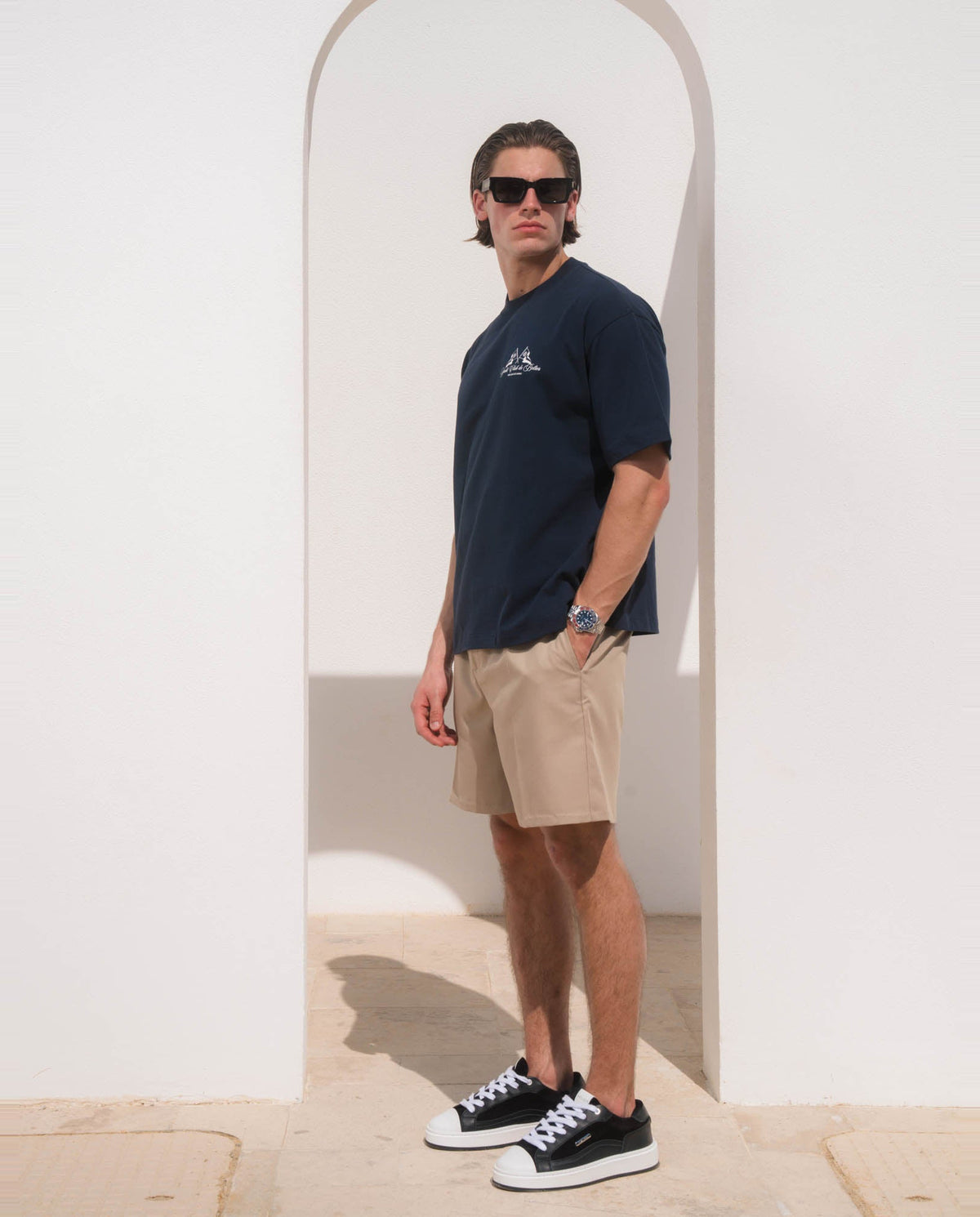 Men's Belier Navy Yacht Club T Shirt — view 4