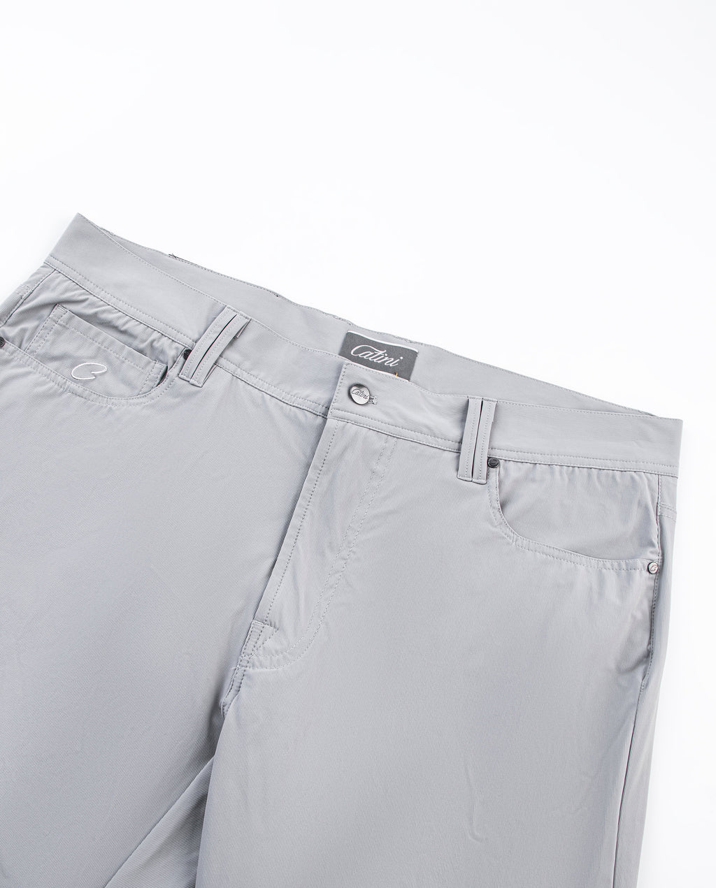 Men's Catini Leggero Lightweight Trousers in Ice Grey — view 3