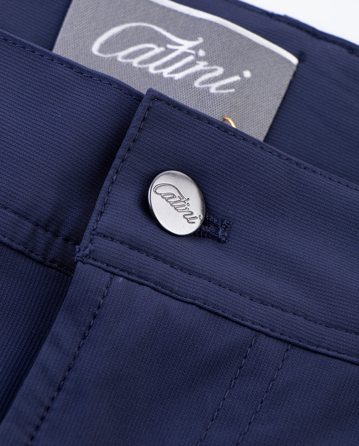 Men's Catini Leggero Lightweight Trousers in Midnight Blue — view 3