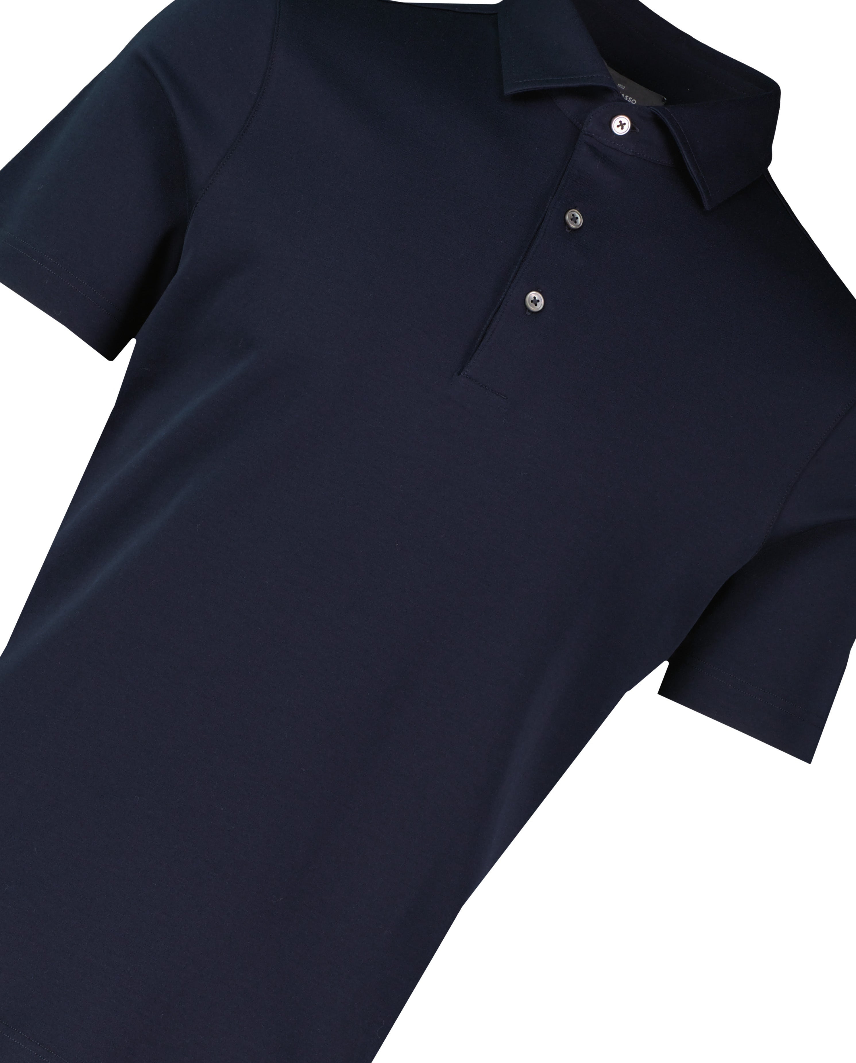 Men's Gran Sasso Navy Polo — view 3