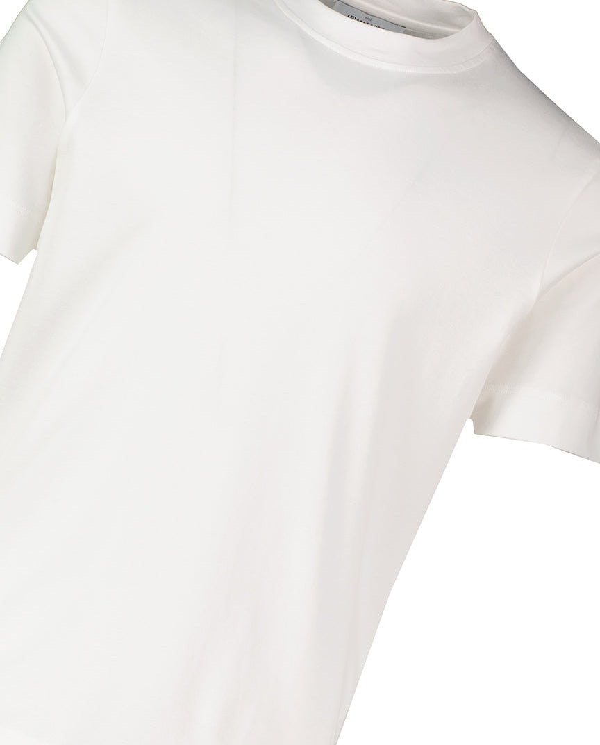 Men's Gran Sasso White Interlock T Shirt - image 4
