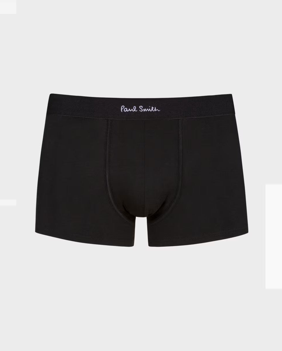 Men's Paul Smith Black Plain Boxer Trunk 5 Pack - image 5