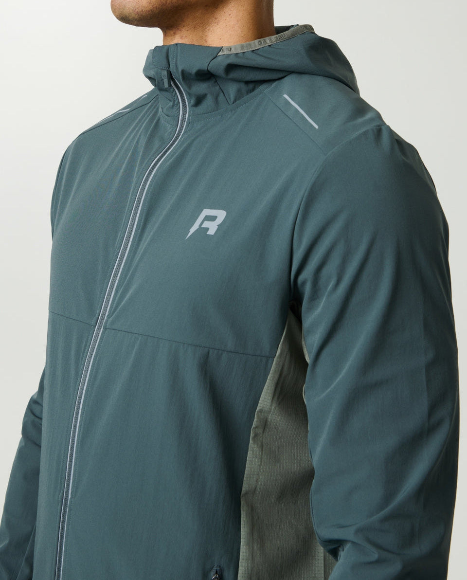 Men's Reprimo Dark Moss Khaki Clima Shell Jacket — view 4