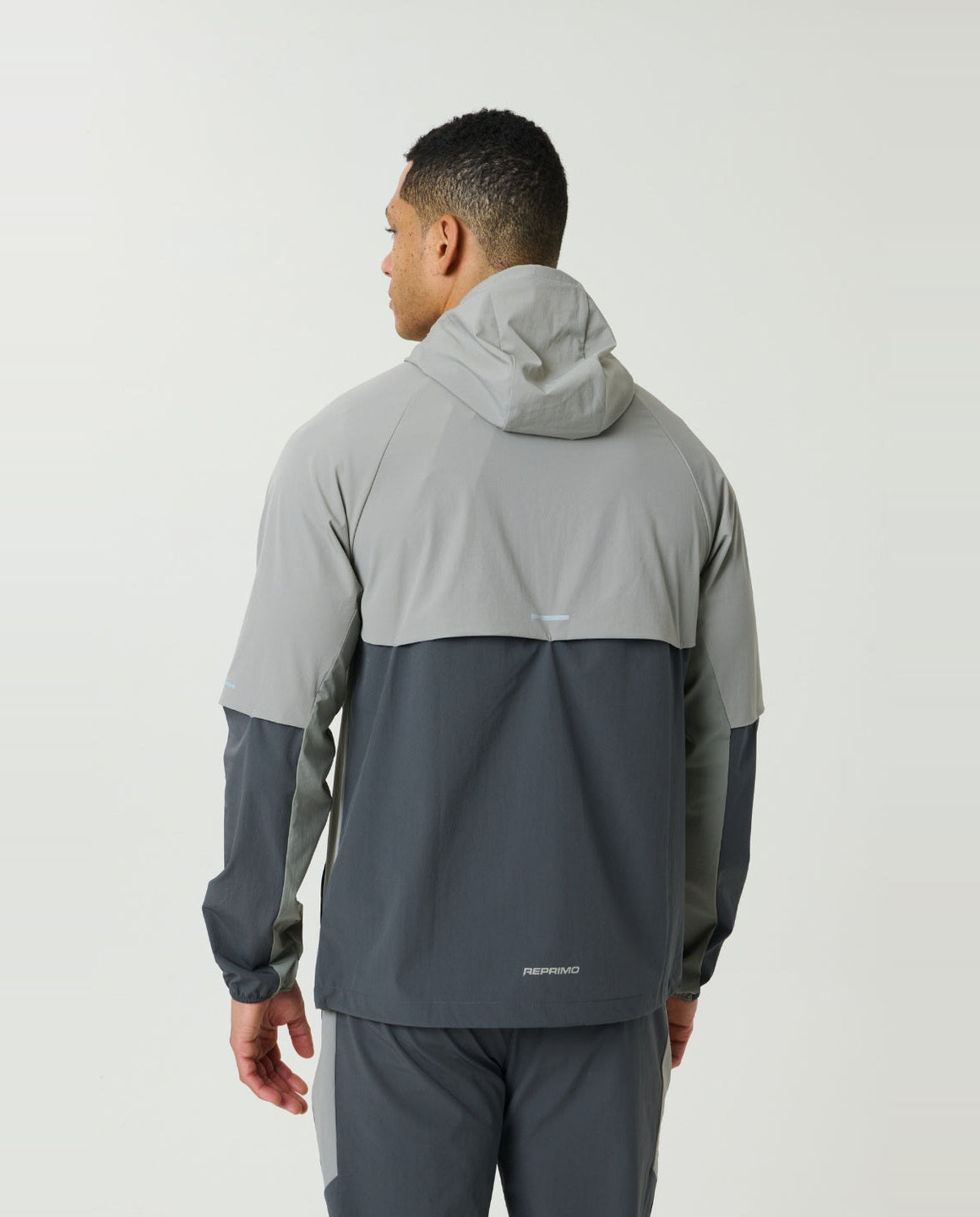 Men's Reprimo Faded Dune Slate Vortex Windbreaker Jacket — view 4