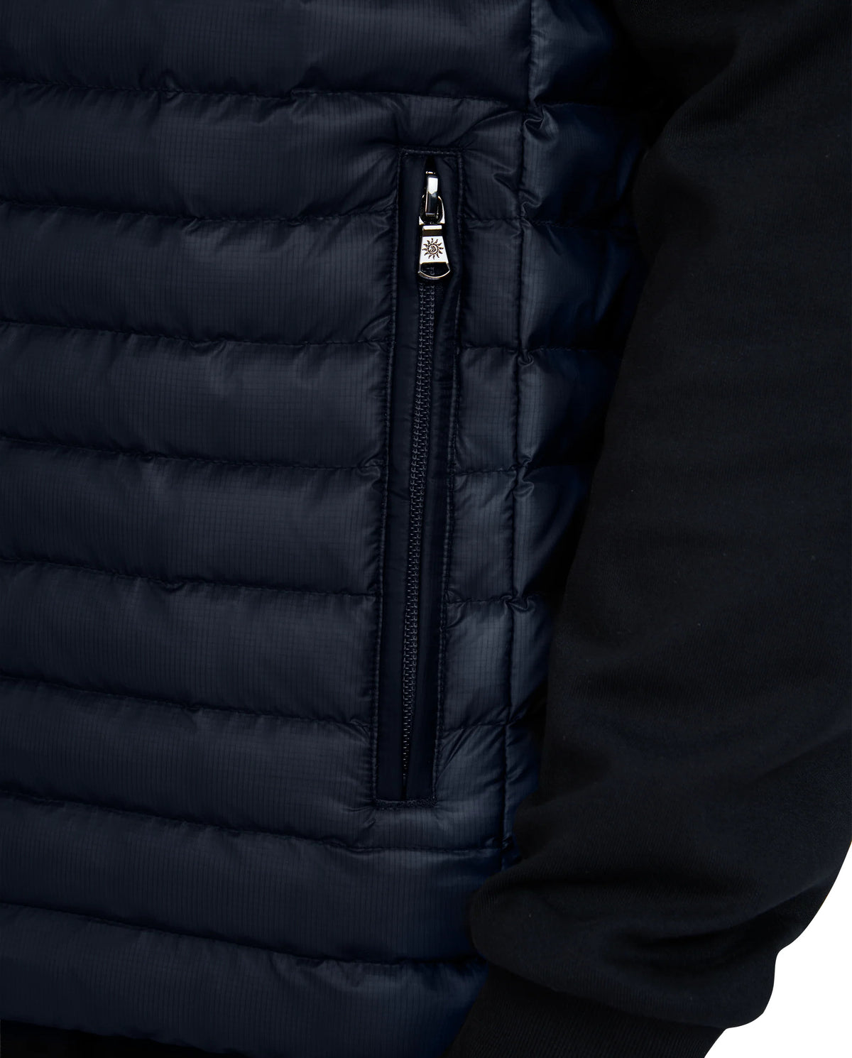 Men's Sandbanks Ripstop Micro Puffer Gilet in Navy — view 4