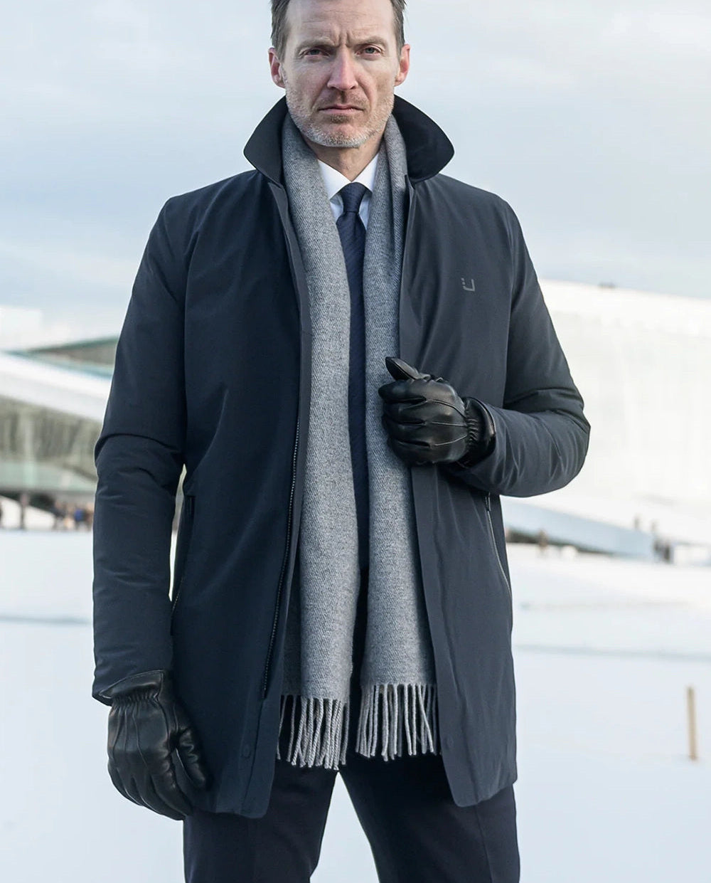 Men's UBR Black Regulator Coat - image 4