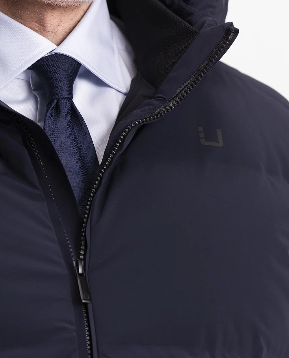 Men's UBR Navy Bolt XP Down Jacket - image 4