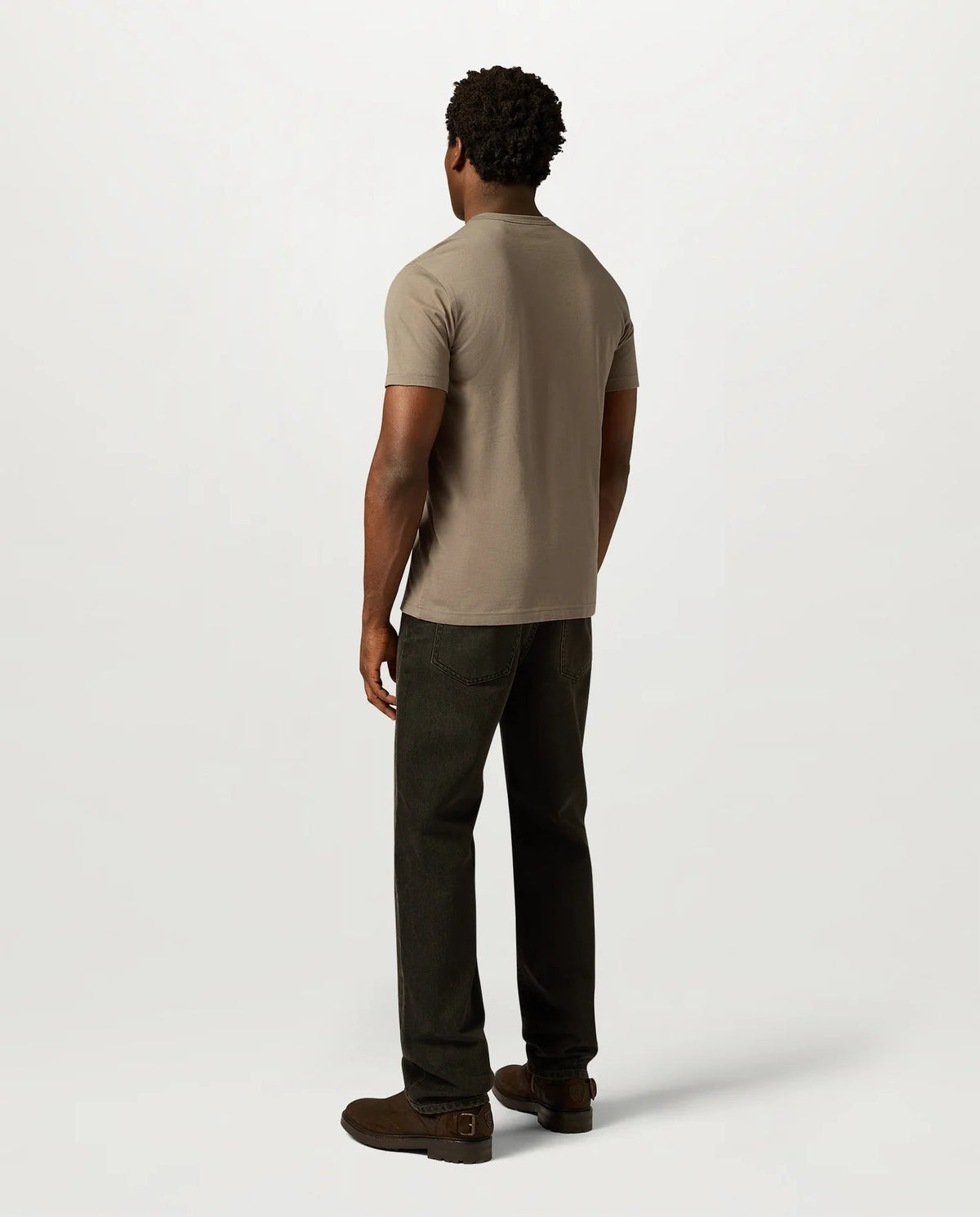 Mens Belstaff Dusty Taupe T Shirt — view 3