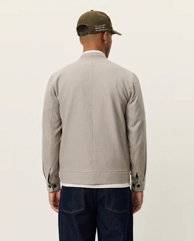 Mens Les Deux Laurel Oak Sand Como Regular Bomber Jacket - image 4