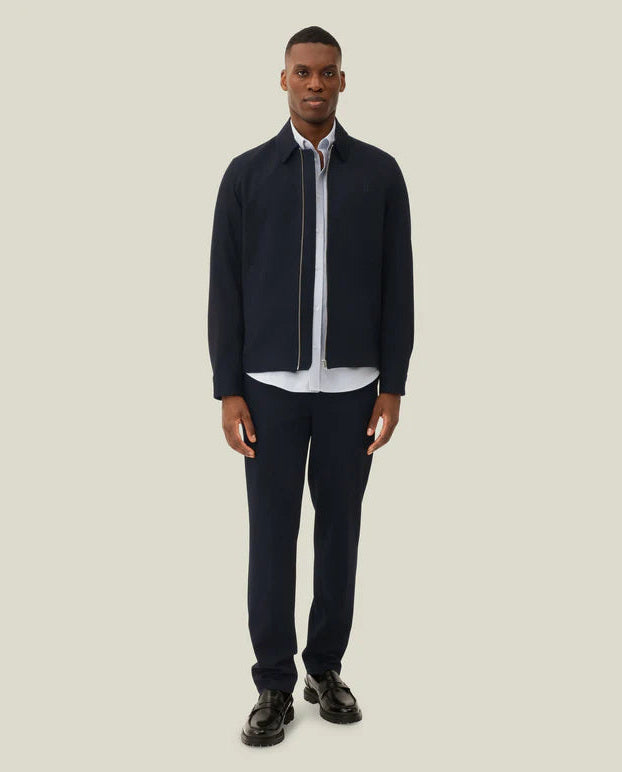 Mens Les Deux Navy Como Coach Jacket - image 4