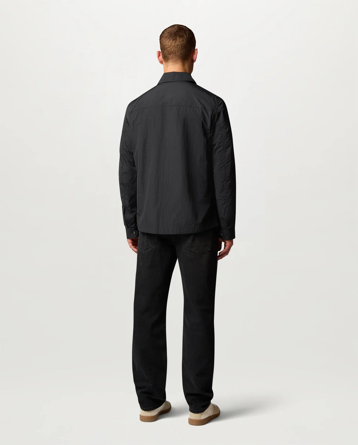 Mens Belstaff Tourer Overshirt Black Overshirts — view 3