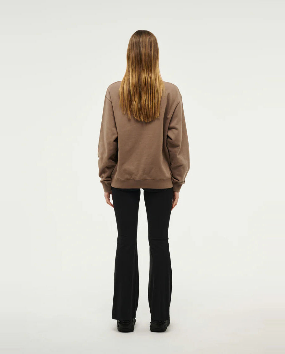 Women's P.E Nation Taupe Heads Up Sweater — view 4
