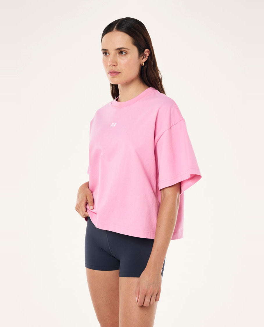 Women's P.E Nation Pink Superfine Tee — view 4