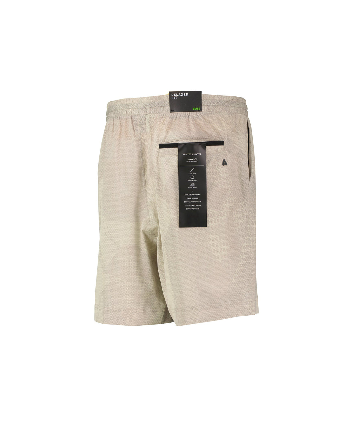 Mens BOSS Green S_Negev Open Beige Relaxed Fit Shorts - image 4