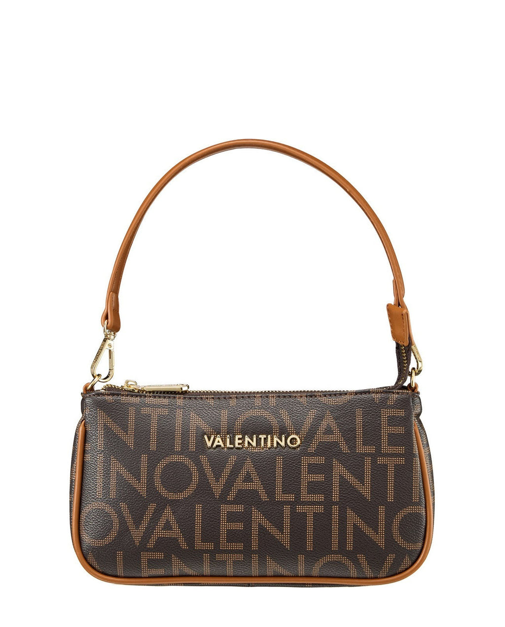 Women's Valentino Regina Re Shoulder Bag In Dark Brown