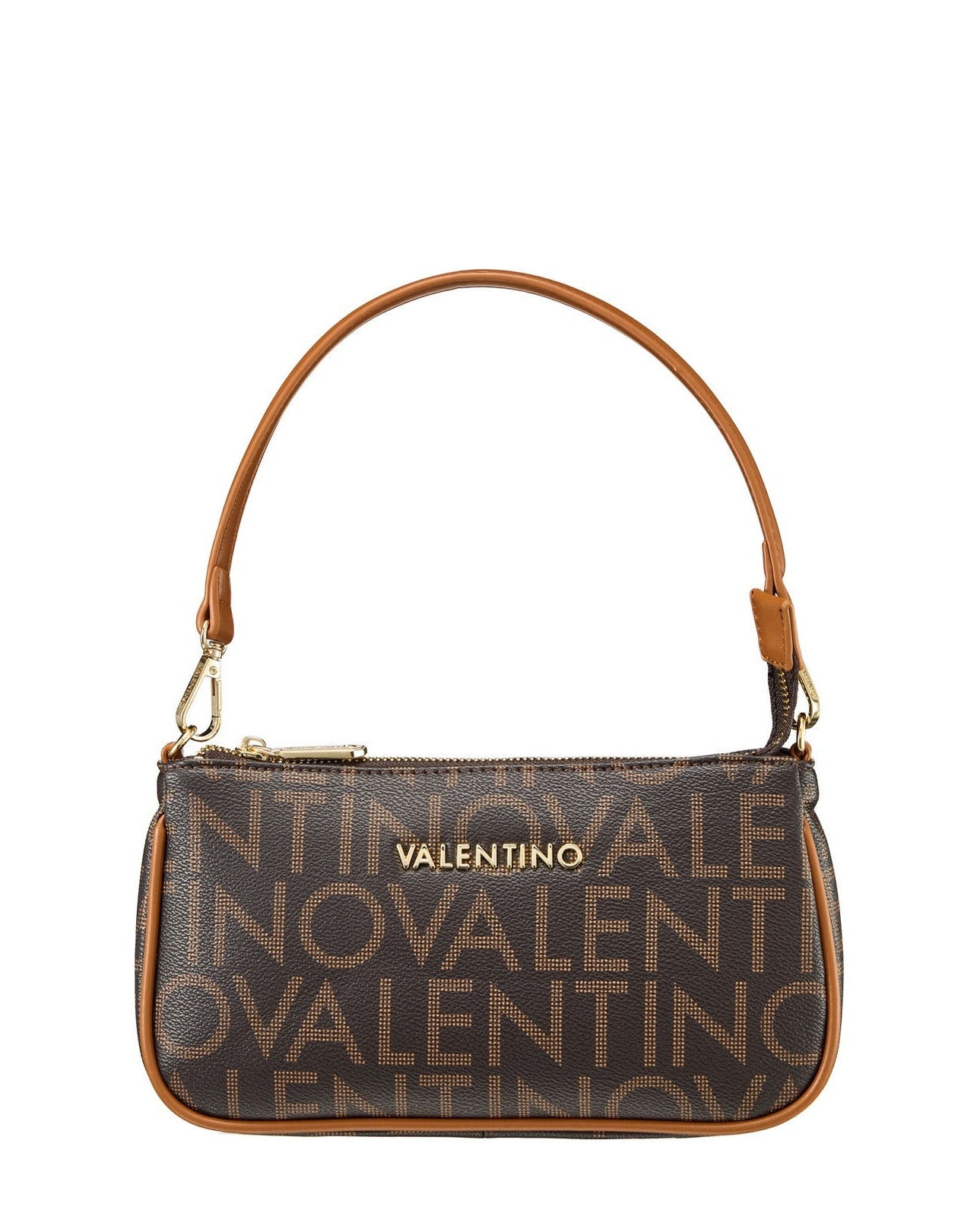 Women's Valentino Regina Re Shoulder Bag In Dark Brown