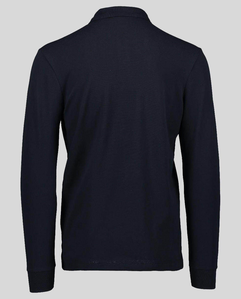 Mens Paul Smith Dark Navy Regular Fit Long Sleeve Polo Shirt - image 5