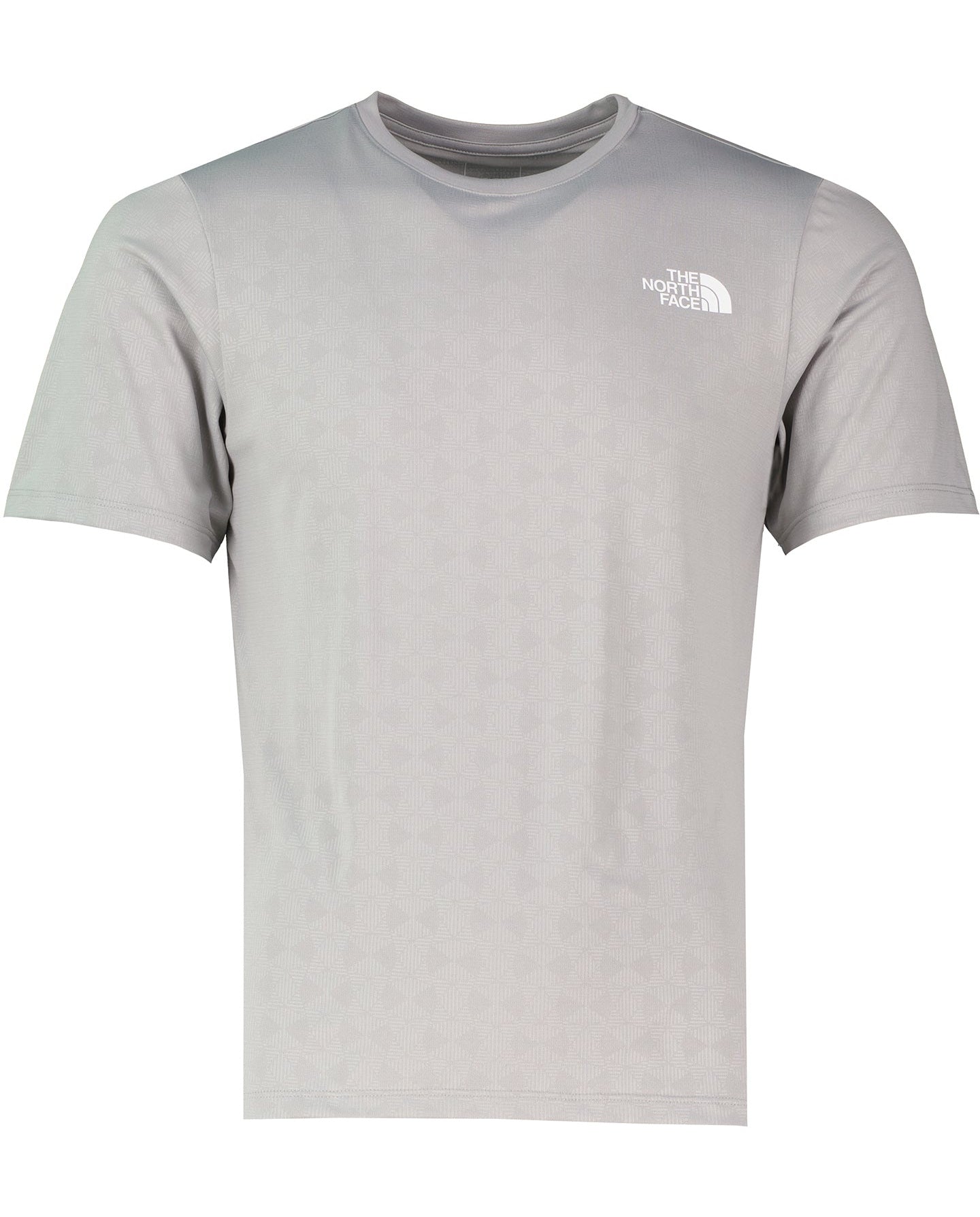 Mens The North Face 24/7 PTD EB RG SS Meld Grey T Shirt & 7IN Meld Grey Short Set — view 4