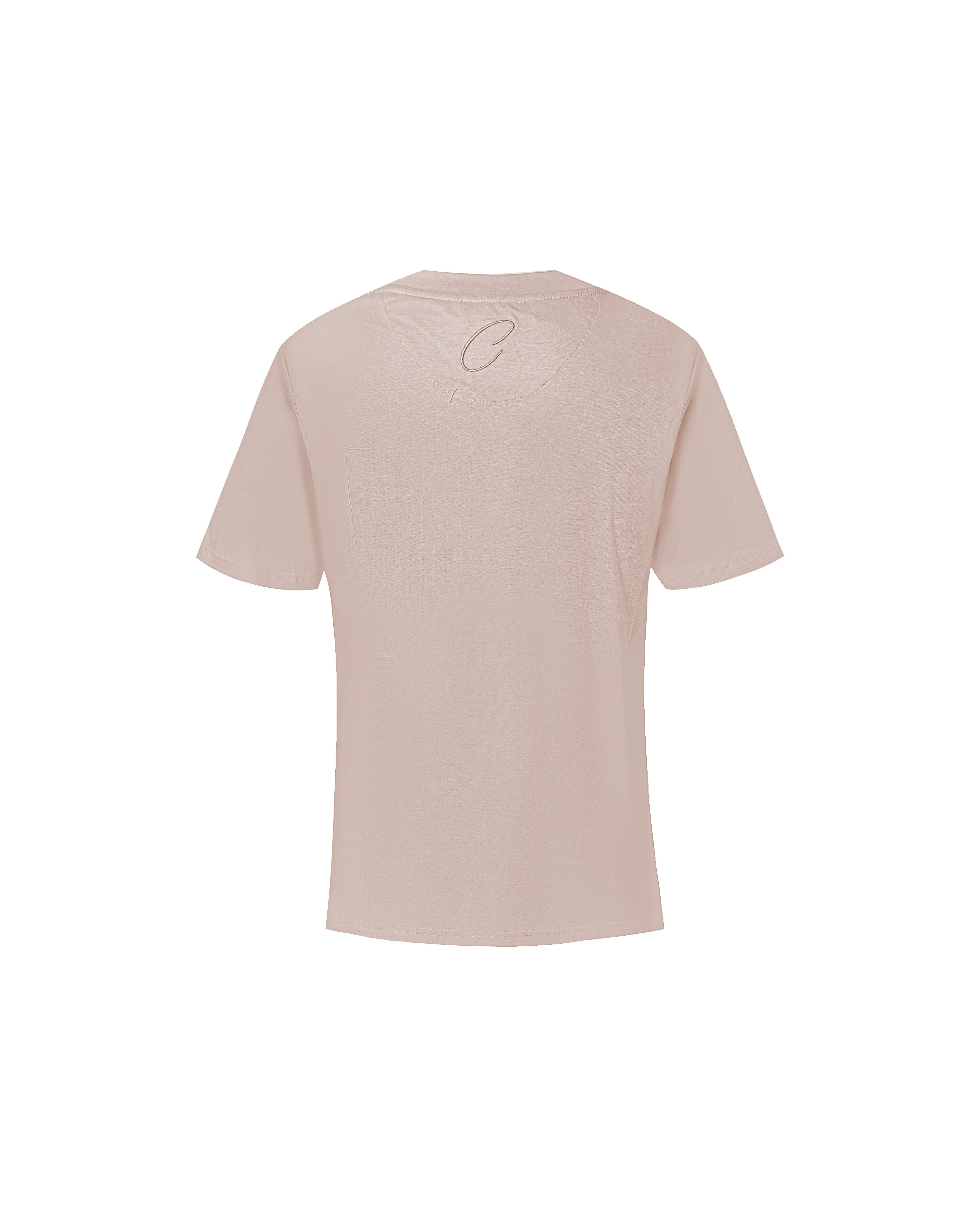 Men's Catini Firenze Plain T-Shirt in Mocha — image 3