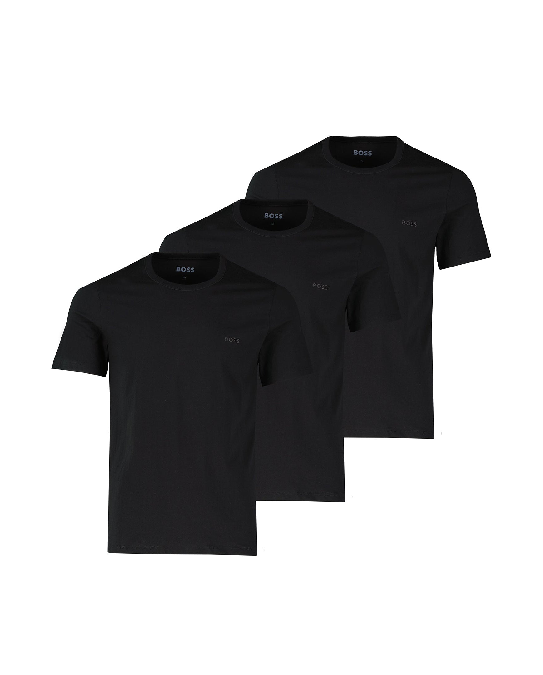 Mens BOSS Black T Shirt RN 3P Classic 3Pack T Shirts - image 5
