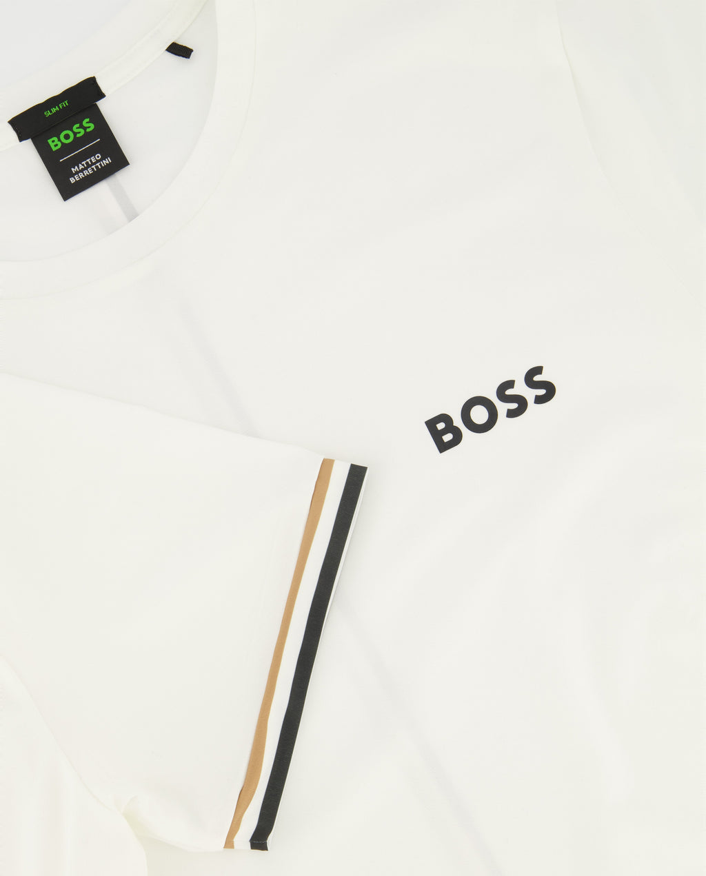 BOSS Matteo Berrettini Tshirt Close Up Detailing