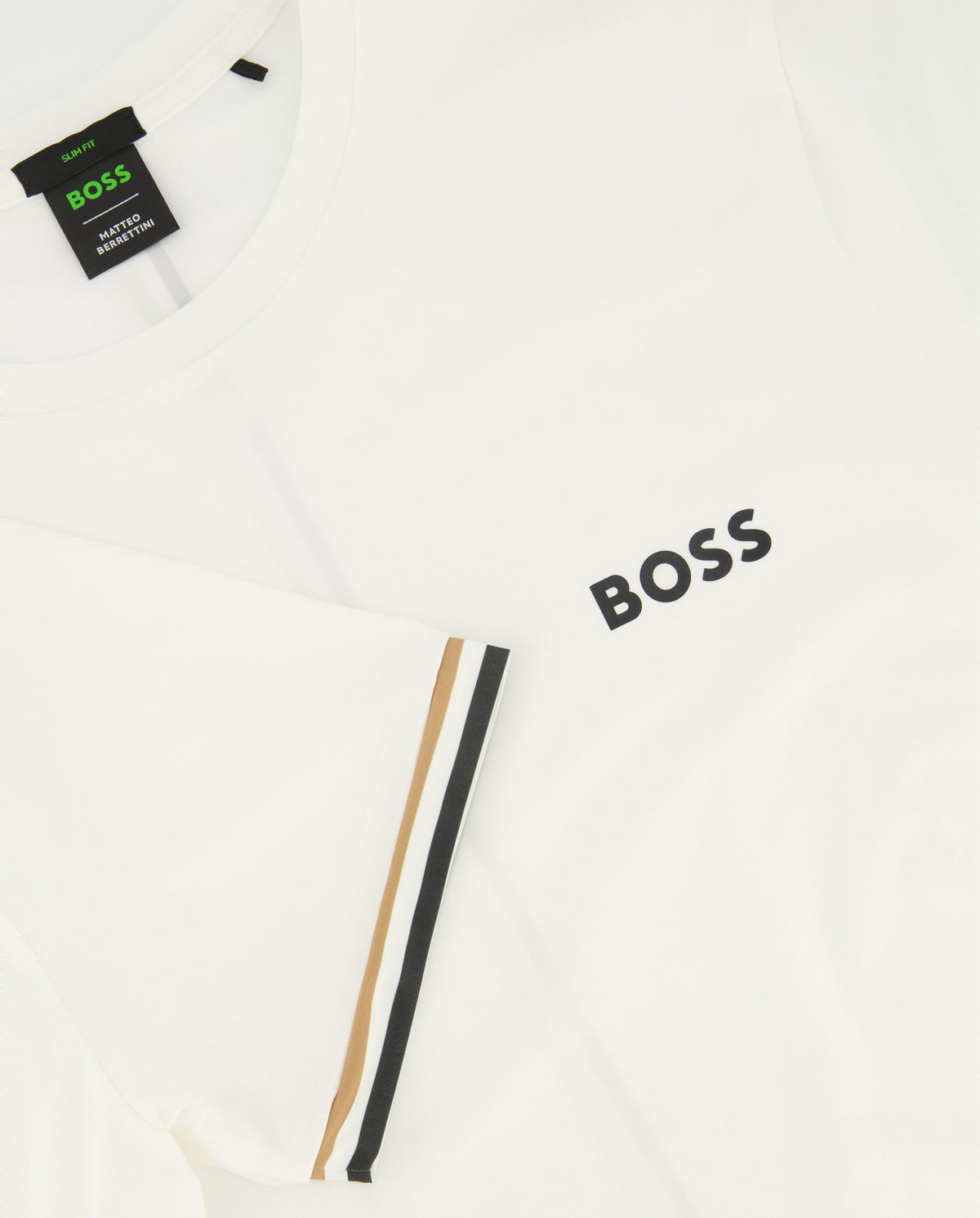 BOSS Matteo Berrettini Tshirt Close Up Detailing