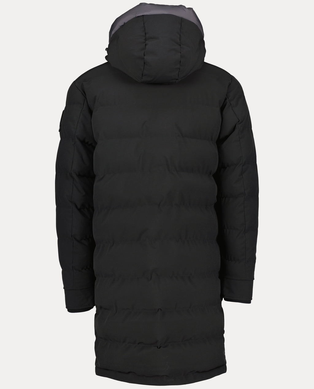 Men's Sandbanks Branksome Black Long Puffer Jacket - image 5