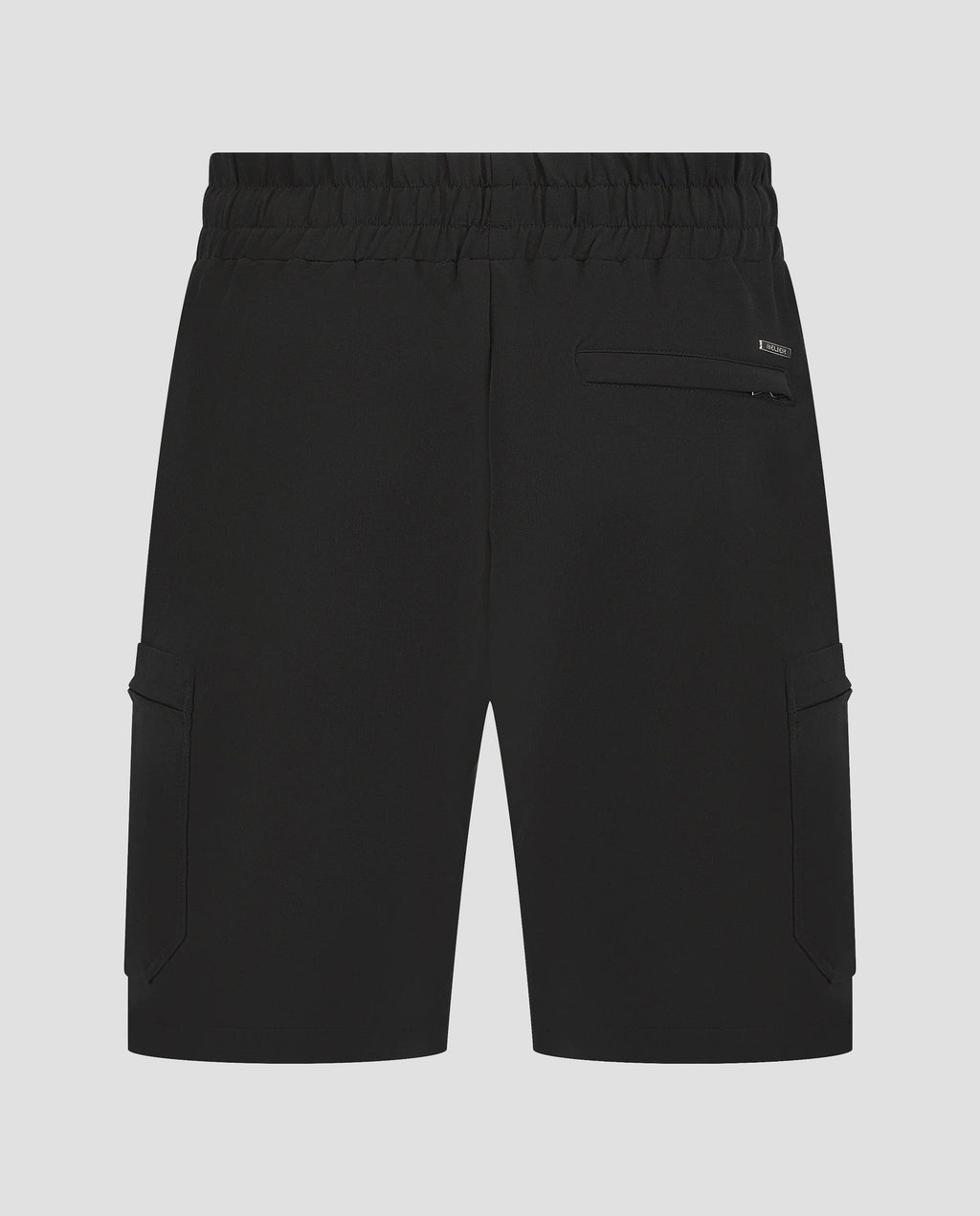 Men's Belier Black Woven Cargo Short — view 5