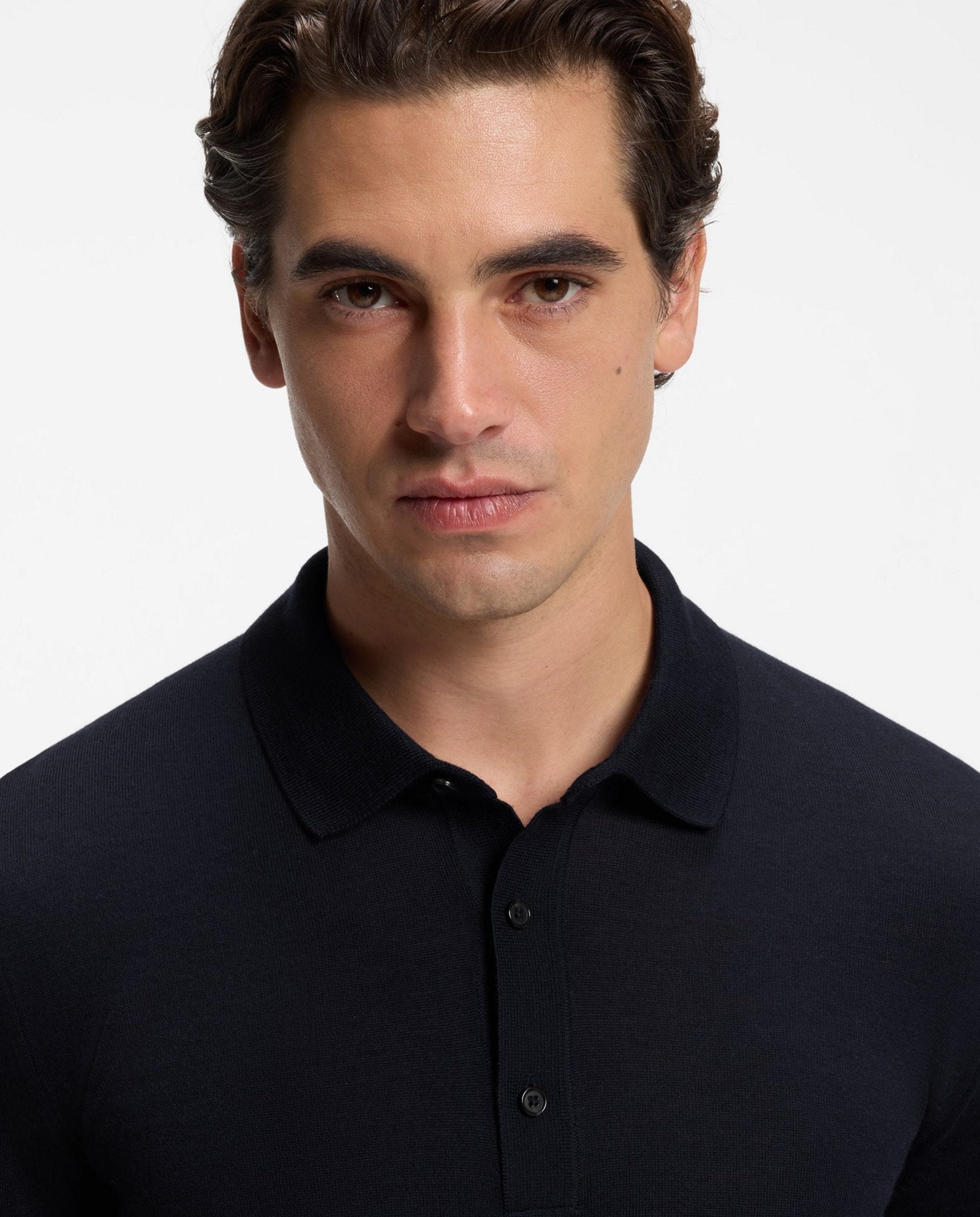 BOSS Black H-Lancione Dark Blue Knitwear — view 4
