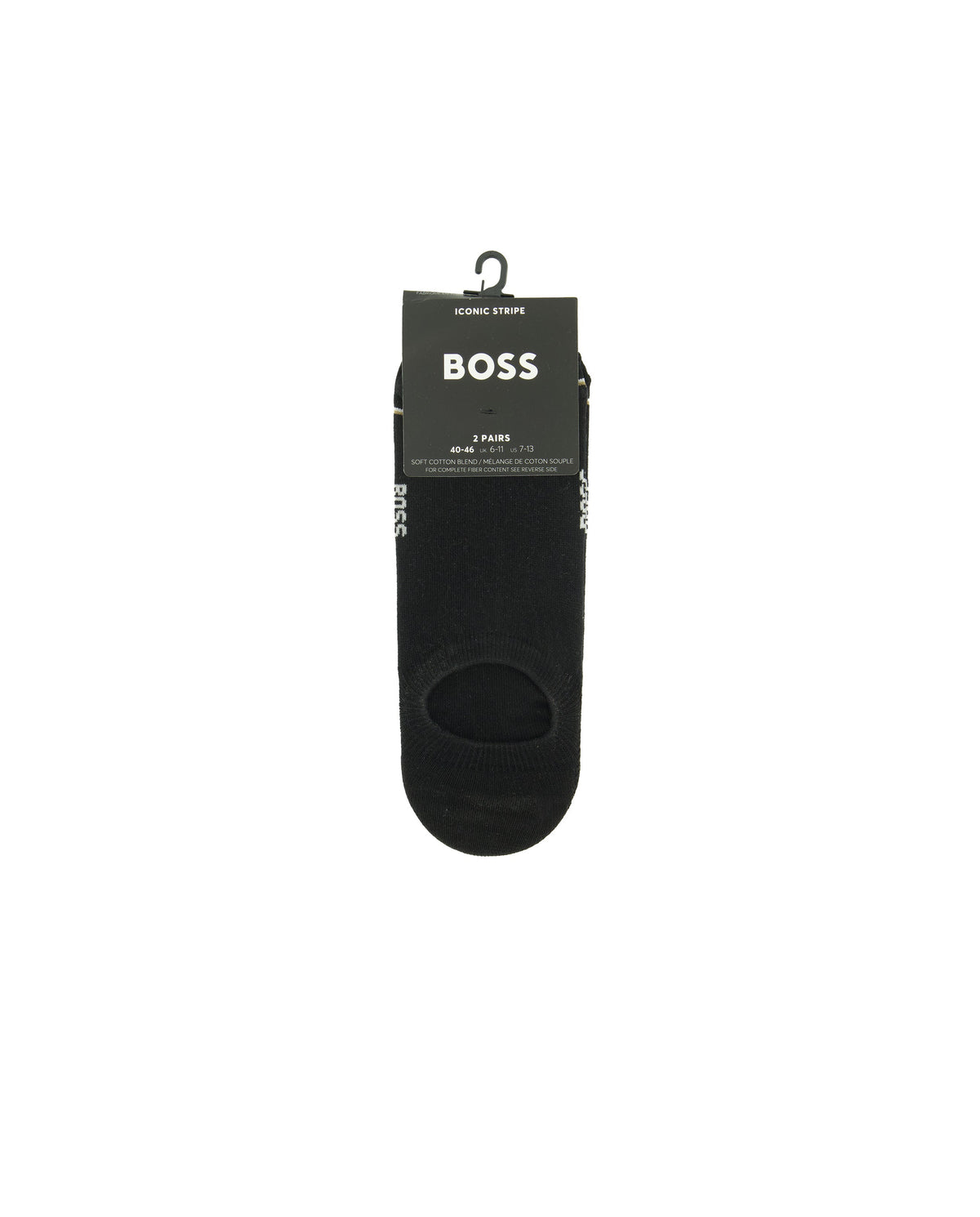 BOSS Bodywear & Swimwear 2P LC Iconic CC Black Socks — view 5