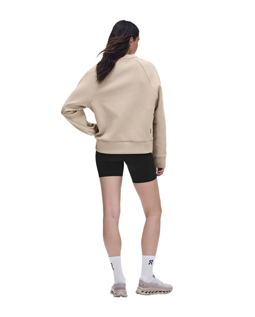 Women's On Running Focus Tech Crew 1 Desert — view 4