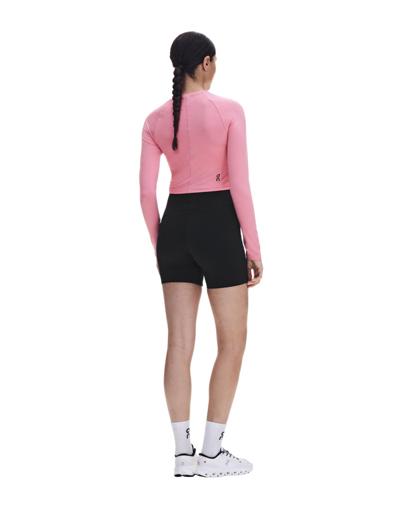 Women's On Running Studio Long-T Crop 1 Magnolia — view 4