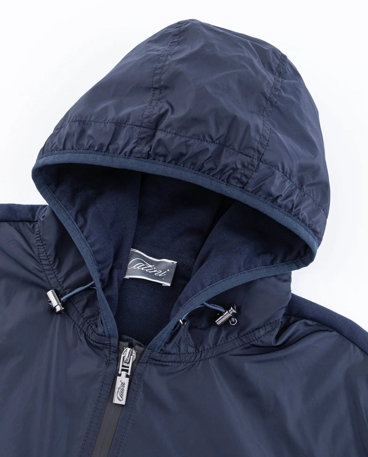 Men's Catini Trentino Tech Hoodie Jacket in Navy — view 4