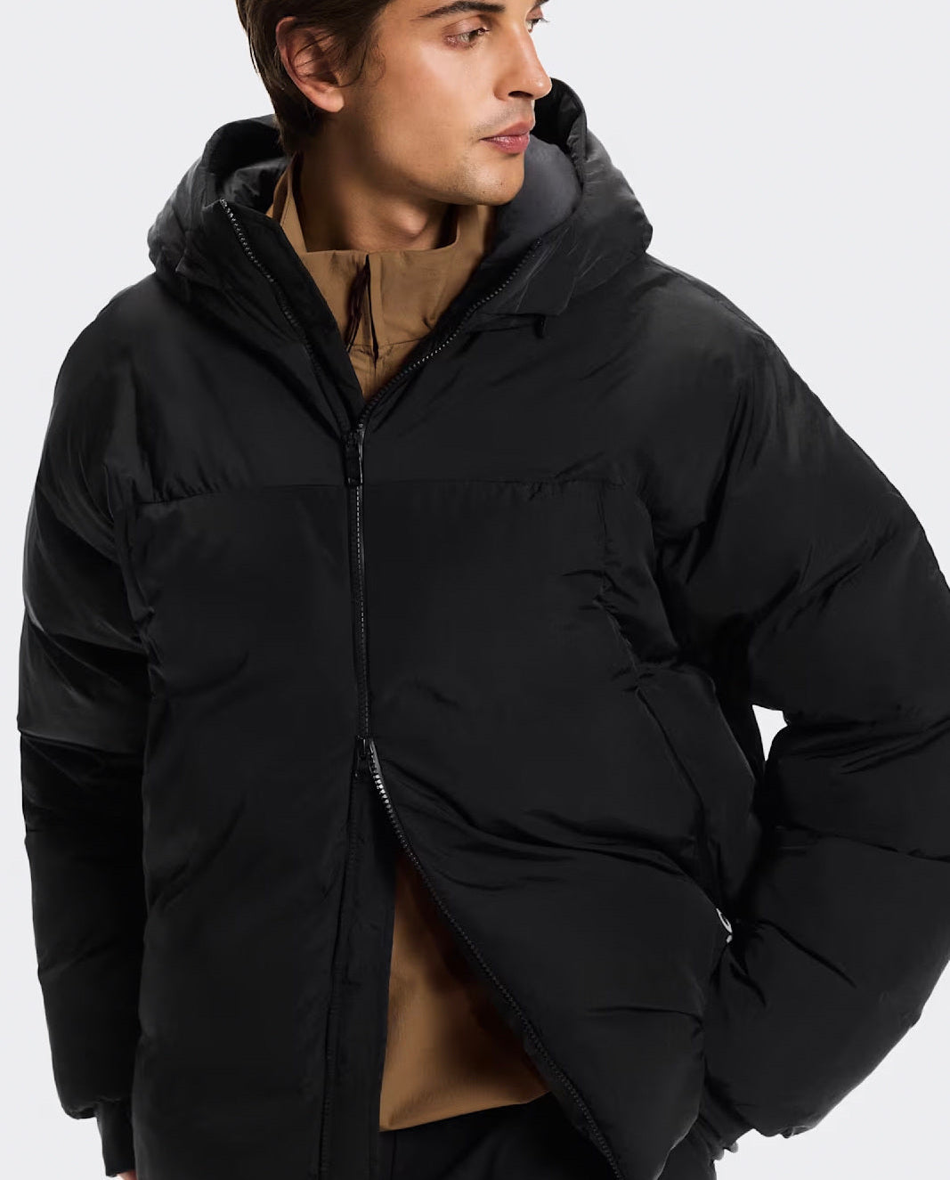 Men's On Running Black All Day Puffer Jacket — view 4