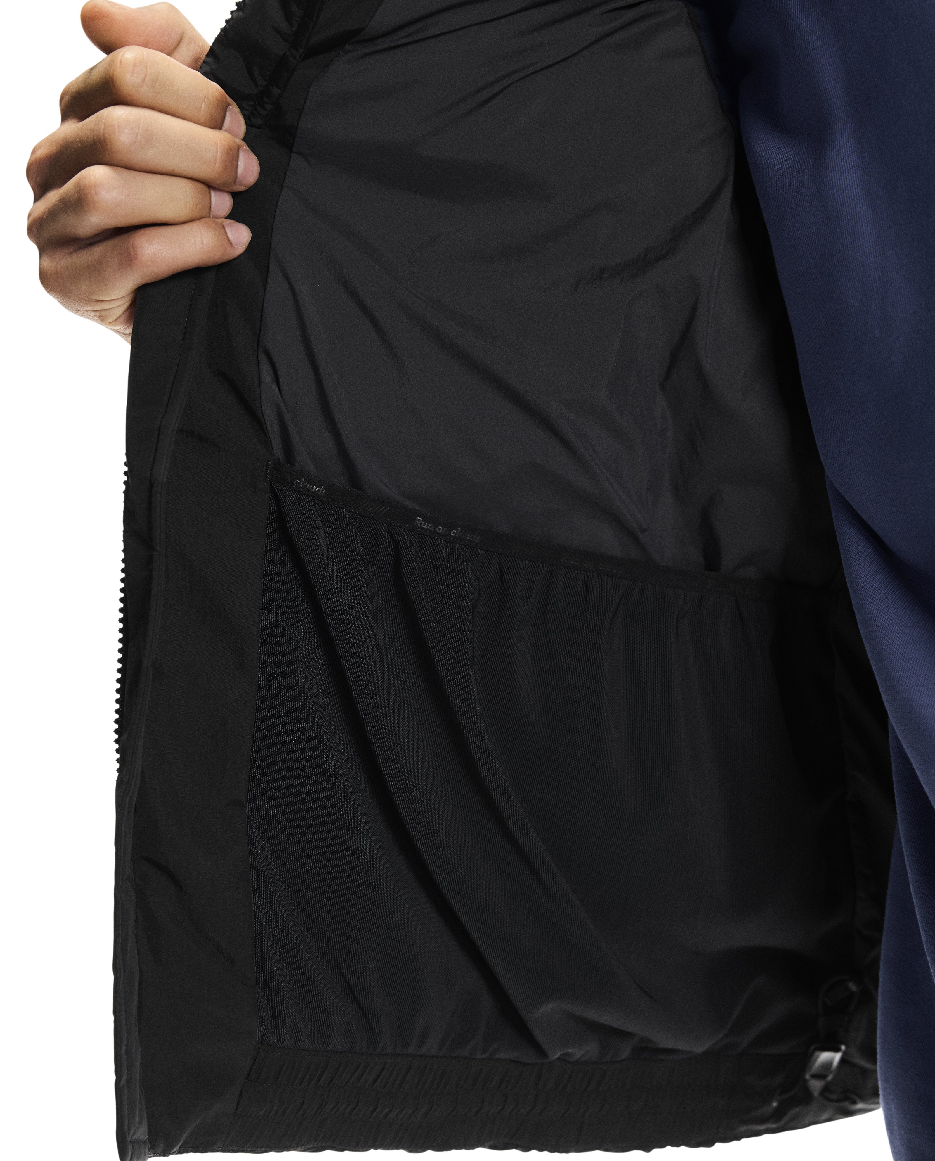 Men's On Running Black All Day Puffer Vest — view 4