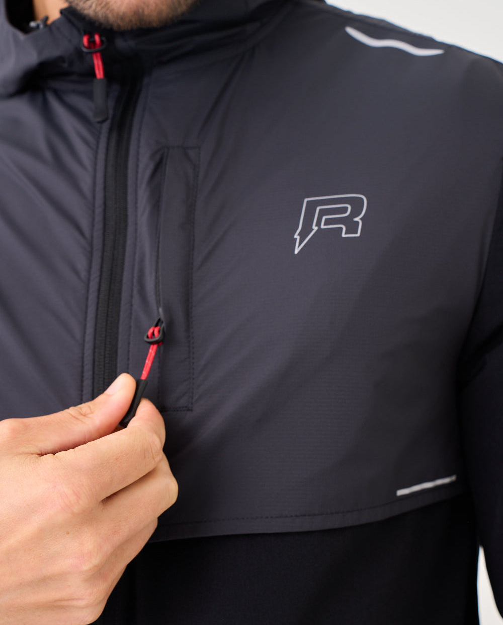 Men's Reprimo Black Red Summit Windbreaker & Pant Set — view 5