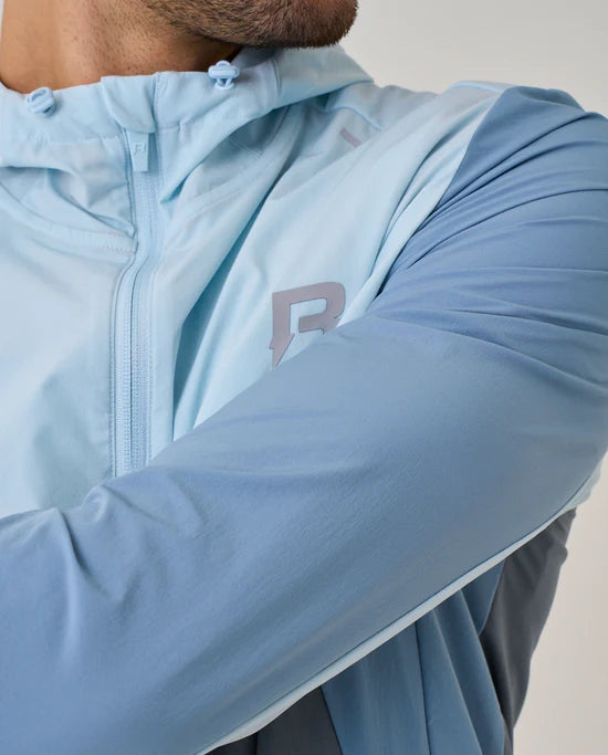 Men's Reprimo Sky Blue Flight Windbreaker & Short Set — view 5