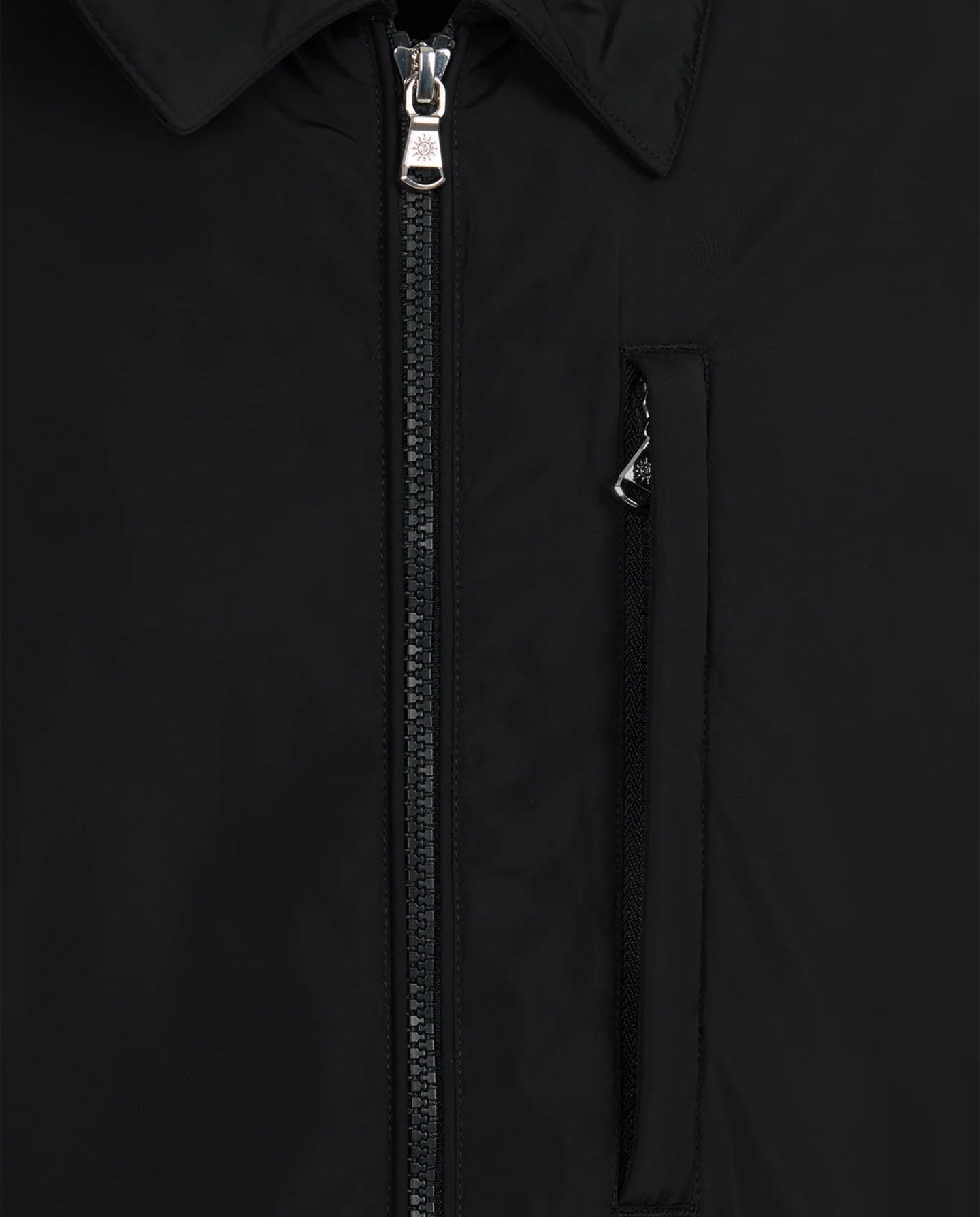 Men's Sandbanks Utility Nylon Black Overshirt - image 5