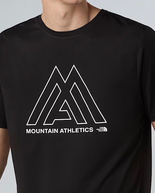 Mens The North Face 24/7 Tee Black T Shirt — view 4