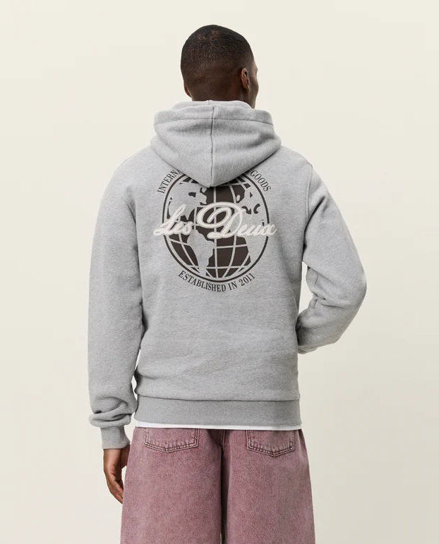Mens Les Deux Grey Ben Globe Hoodie - image 5