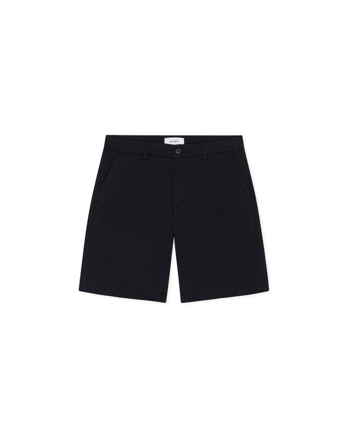 Mens Les Deux Navy Como Regular Solid Shorts - image 5